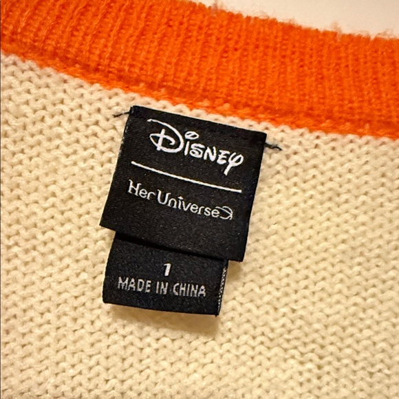 Disney Orange and Yellow Halloween Cardigan - Picture 5 of 6